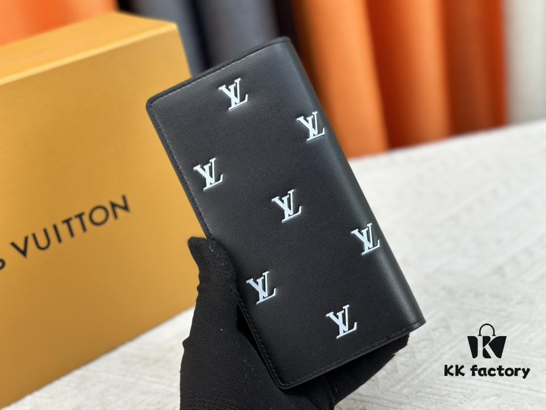 693070cf6e68136f4d9a59d4 Wallet Model: N62665 Louis Vuitton Classic Brazza Wallet in Damier Graphite Pixel Canvas