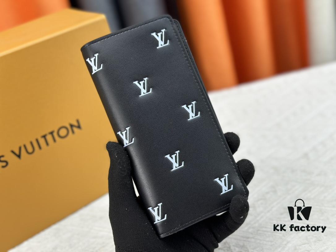 693070cf6e68136f4d9a59d5 Wallet Model: N62665 Louis Vuitton Classic Brazza Wallet in Damier Graphite Pixel Canvas
