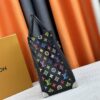 6930712f6e68136f4d9a5a9b M13079 New White Tricolor LV Louis Vuitton x Murakami Women's Shoulder Bag Tote Bag Size 34