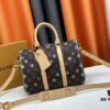 M24424 M24849 Monogram Eclipse Reverse Denim Keepall 25 Bag