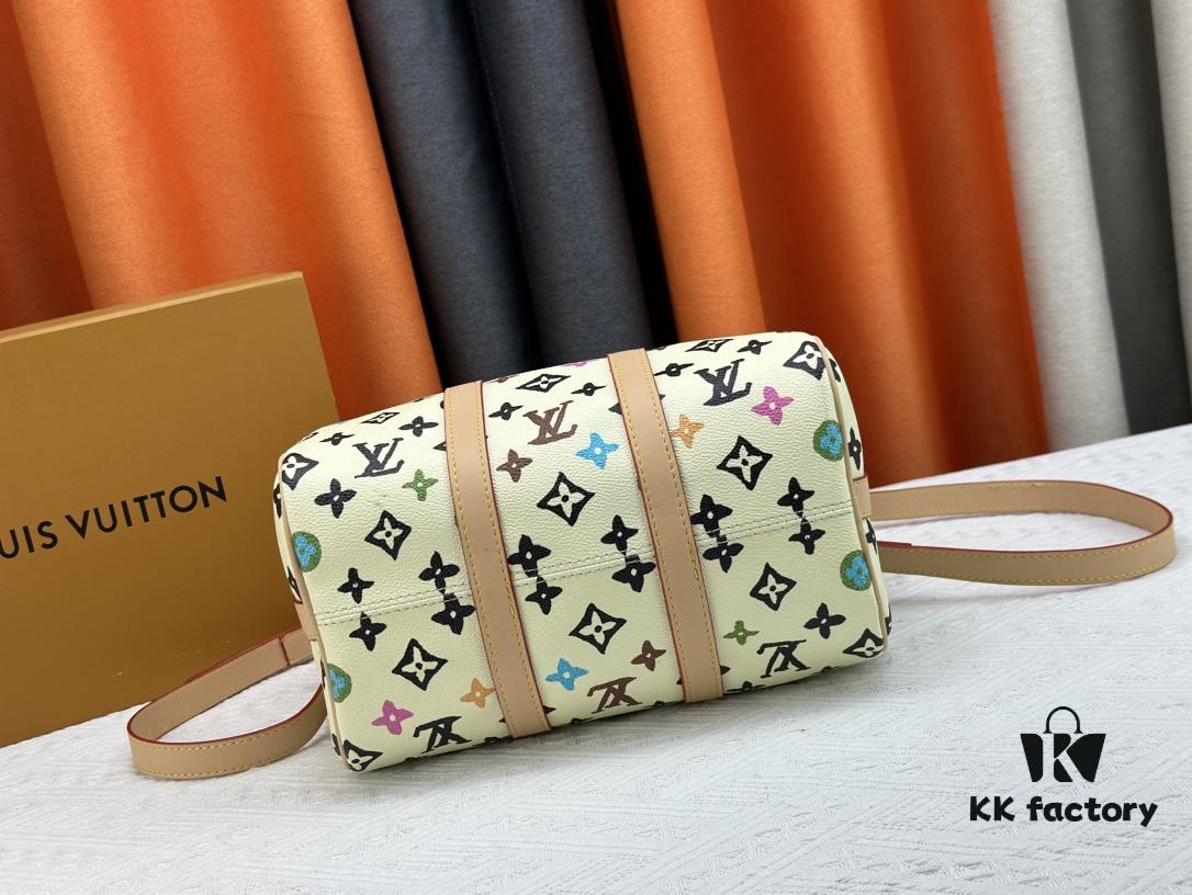 6930713b6e68136f4d9a5ab7 M24424 M24849 Monogram Eclipse Reverse Denim Keepall 25 Bag