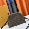 6930714f6e68136f4d9a5ae2 M12996 LV Half-Moon Double Zipper Handbag
