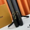 M12996 LV Crescent Double-Zip Handbag