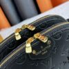 M12996 LV Crescent Double-Zip Handbag