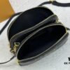M12996 LV Crescent Double-Zip Handbag