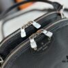 M12996 LV Crescent Double-Zip Handbag