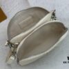 6930715c6e68136f4d9a5afe M12996 LV Crescent Double Zip Handbag