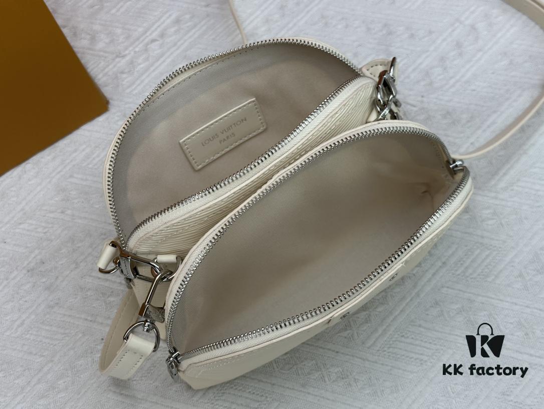 6930715c6e68136f4d9a5afe M12996 LV Crescent Double Zip Handbag