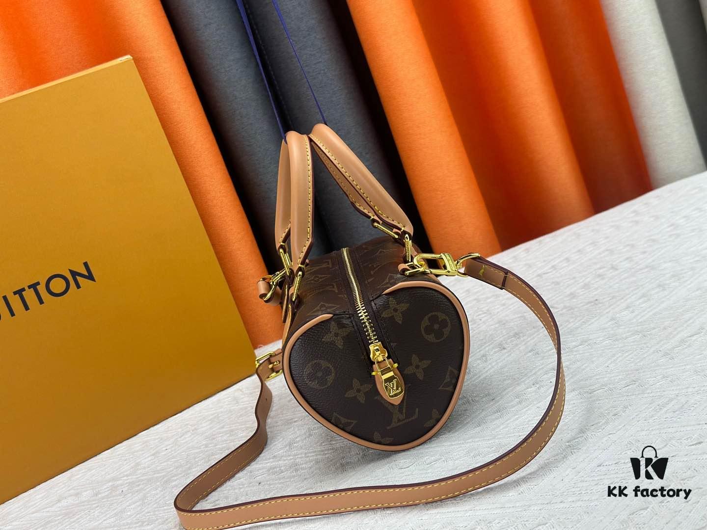 6930716e6e68136f4d9a5b29 M13226 Louis Vuitton VVN Handle and Long Shoulder Strap Heart-Shaped Bag Adorably Charming with Enchanting Appeal, Size 18x11x10 cm