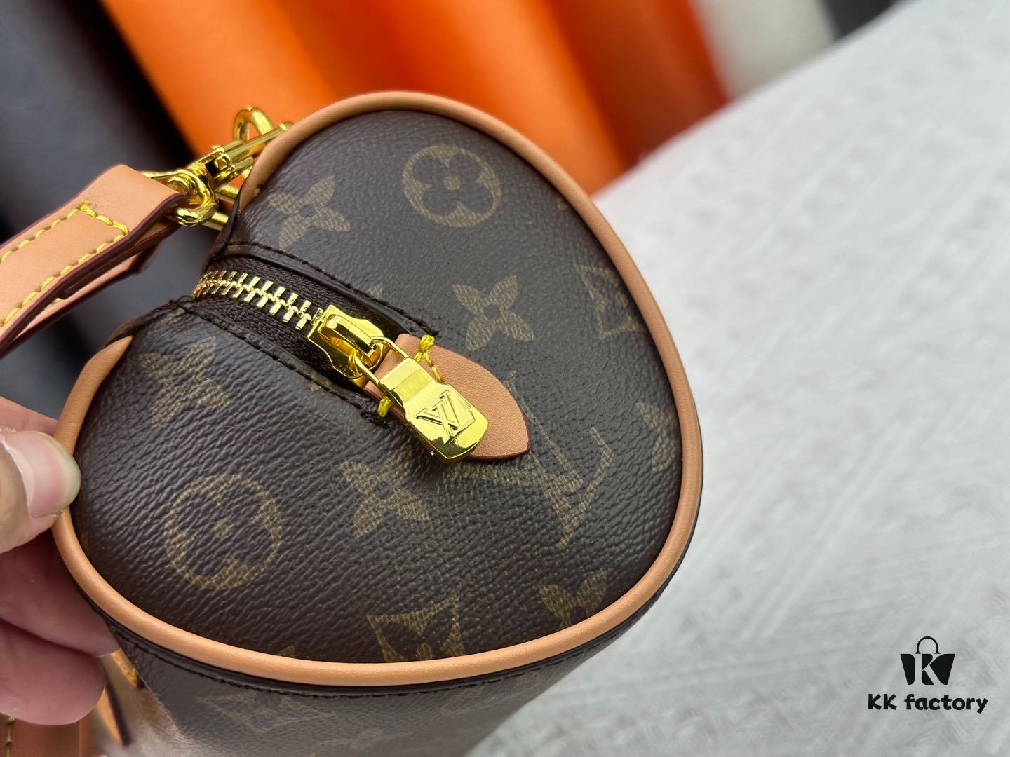 6930716f6e68136f4d9a5b2d M13226 Louis Vuitton VVN Handle and Long Shoulder Strap Heart-Shaped Bag Adorably Charming with Enchanting Appeal, Size 18x11x10 cm
