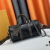 6930717e6e68136f4d9a5b4e Keepall 25 Handbag in Monogram Eclipse Reverse Denim Canvas with Leather Trim