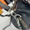 693071876e68136f4d9a5b63 Keepall 25 Handbag in Monogram Eclipse Reverse Denim Canvas with Leather Trim