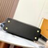 693071916e68136f4d9a5b74 Upgraded M21121 Black Woven Gold Buckle Capucines MM