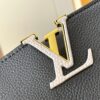 693071926e68136f4d9a5b76 Upgraded M21121 Black Woven Gold Buckle Capucines MM