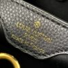 693071936e68136f4d9a5b7a Upgraded M21121 Black Woven Gold Buckle Capucines MM