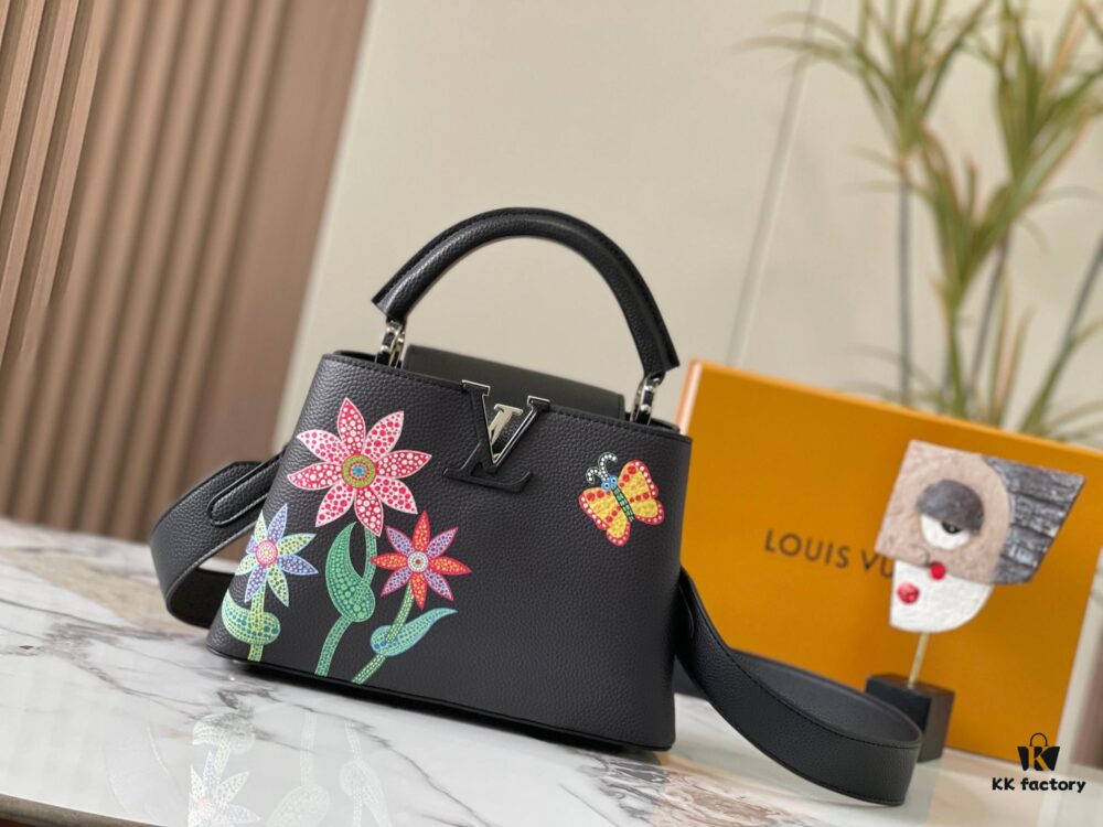 6930719c6e68136f4d9a5b89 Upgraded Version M21755 LV x YK Capucines Small Handbag