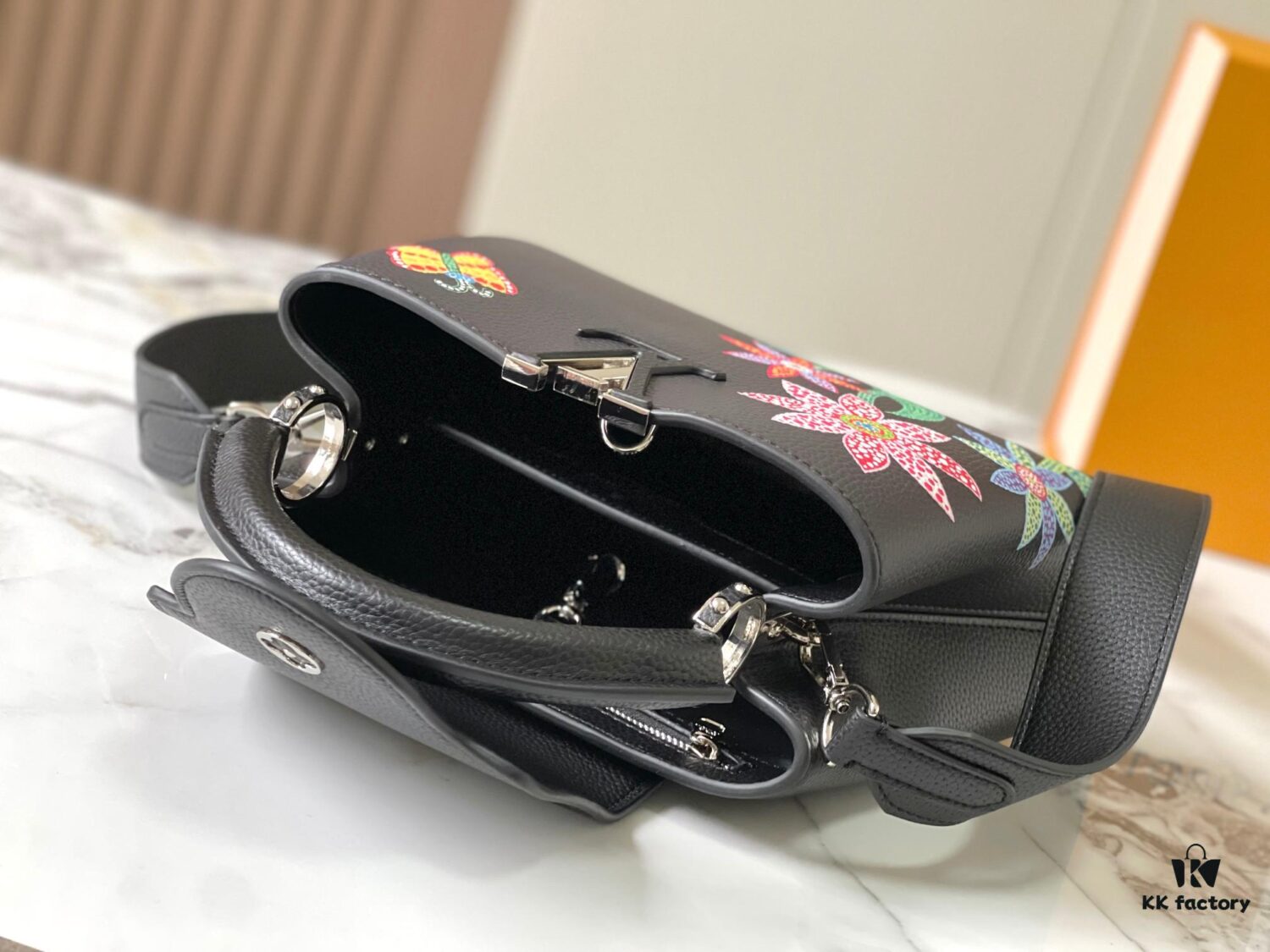 Upgraded Version M21755 LV x YK Capucines Small Handbag