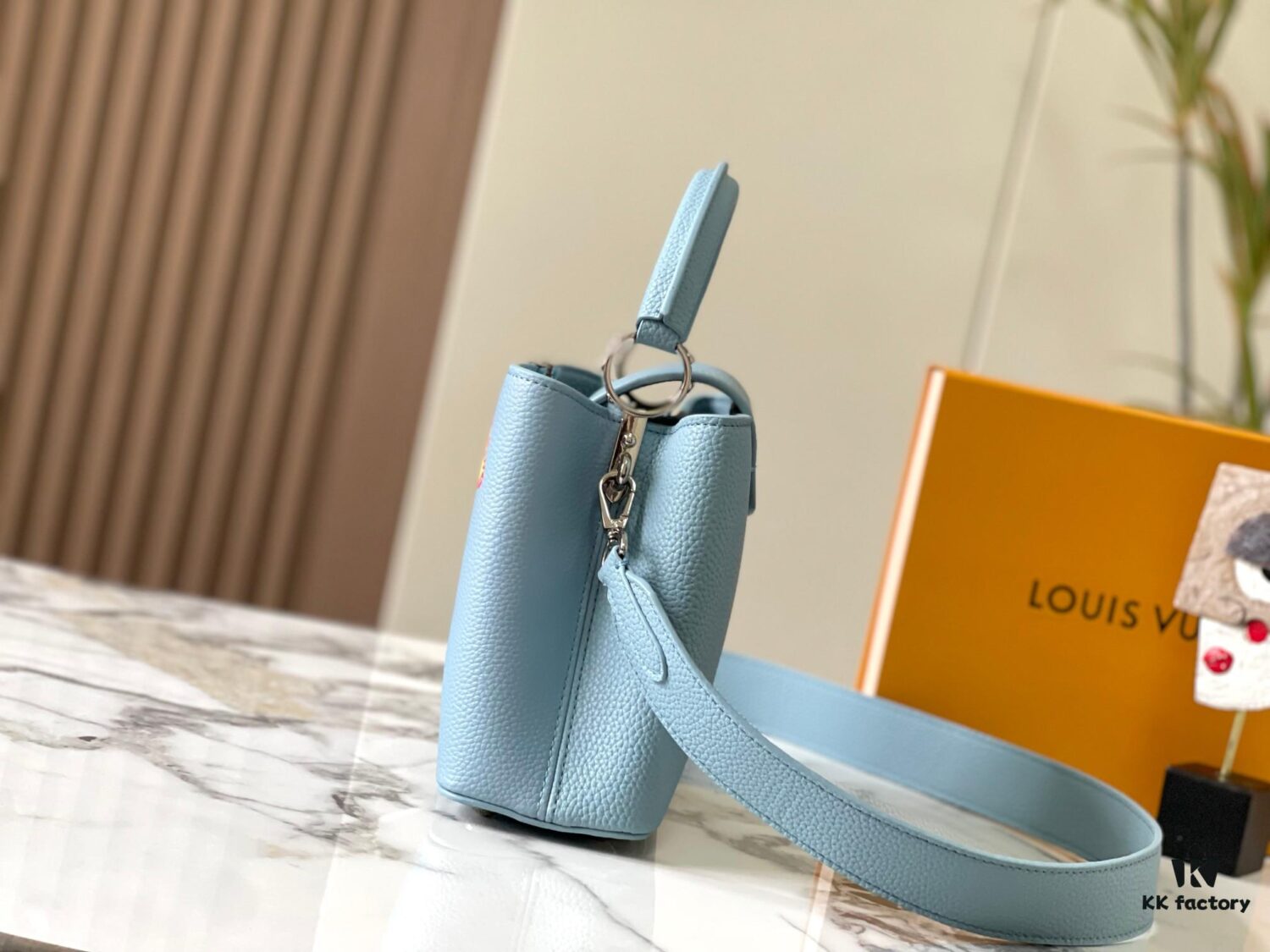 Upgraded Version M21755 LV x YK Capucines Small Handbag