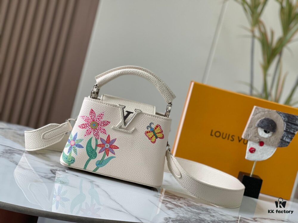 693071bc6e68136f4d9a5bca Upgraded Version M21754 LV x YK Capucines Mini Bag