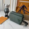 693071dc6e68136f4d9a5c0f Upgraded 190 M22482 M22611 Latest Fastline Messenger Bag in Soft Cowhide Leather