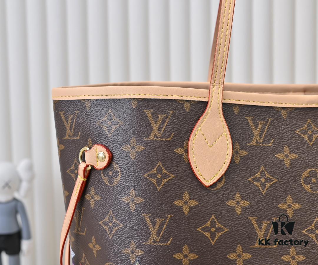 693071e26e68136f4d9a5c1c NEVERFULL MM Handbag M13271 40995 Monogram/ Sunflower (Takashi Murakami)