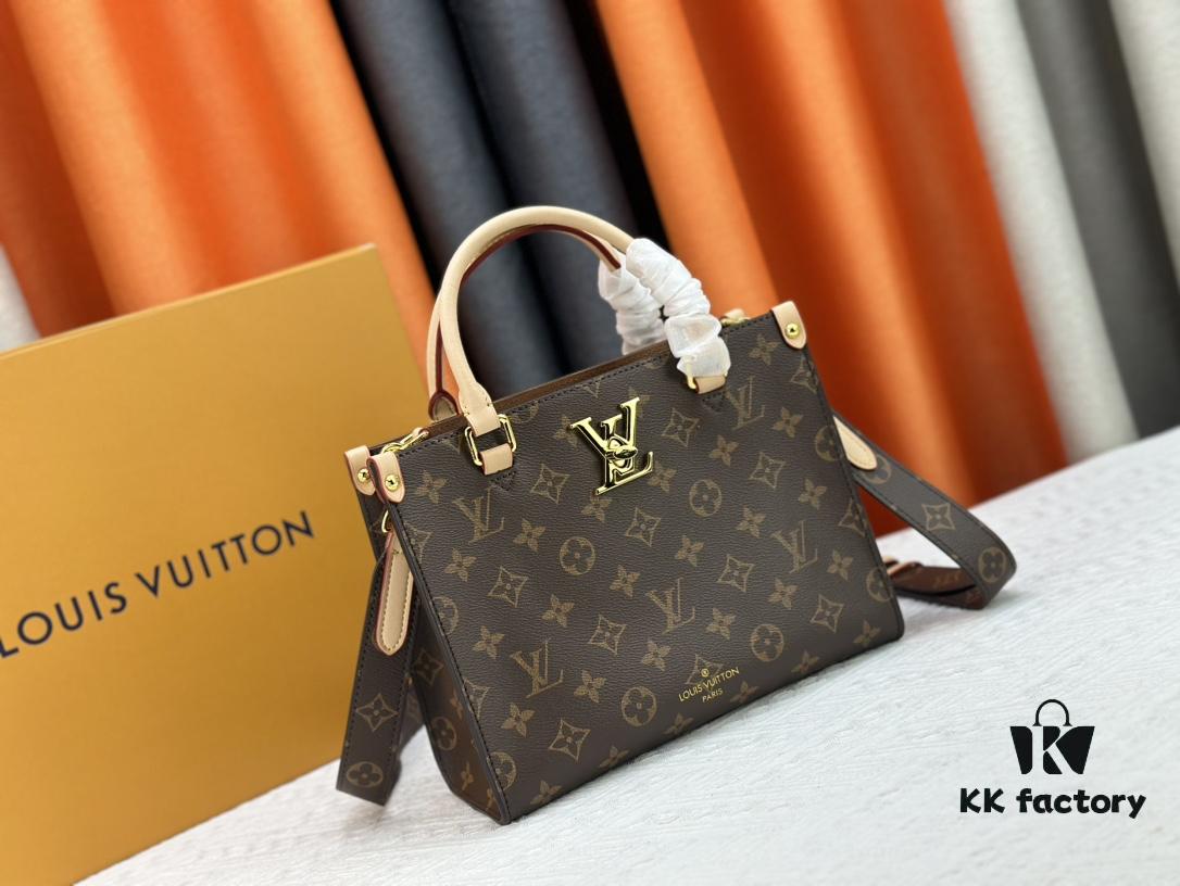 693071f56e68136f4d9a5c46 M22311 Black M23637 Beige Top-Quality Original Order Lock & Go Handbag