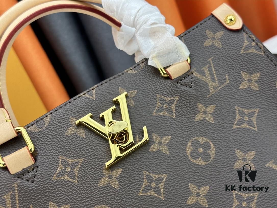 693071f66e68136f4d9a5c4a M22311 Black M23637 Beige Top-Quality Original Order Lock & Go Handbag