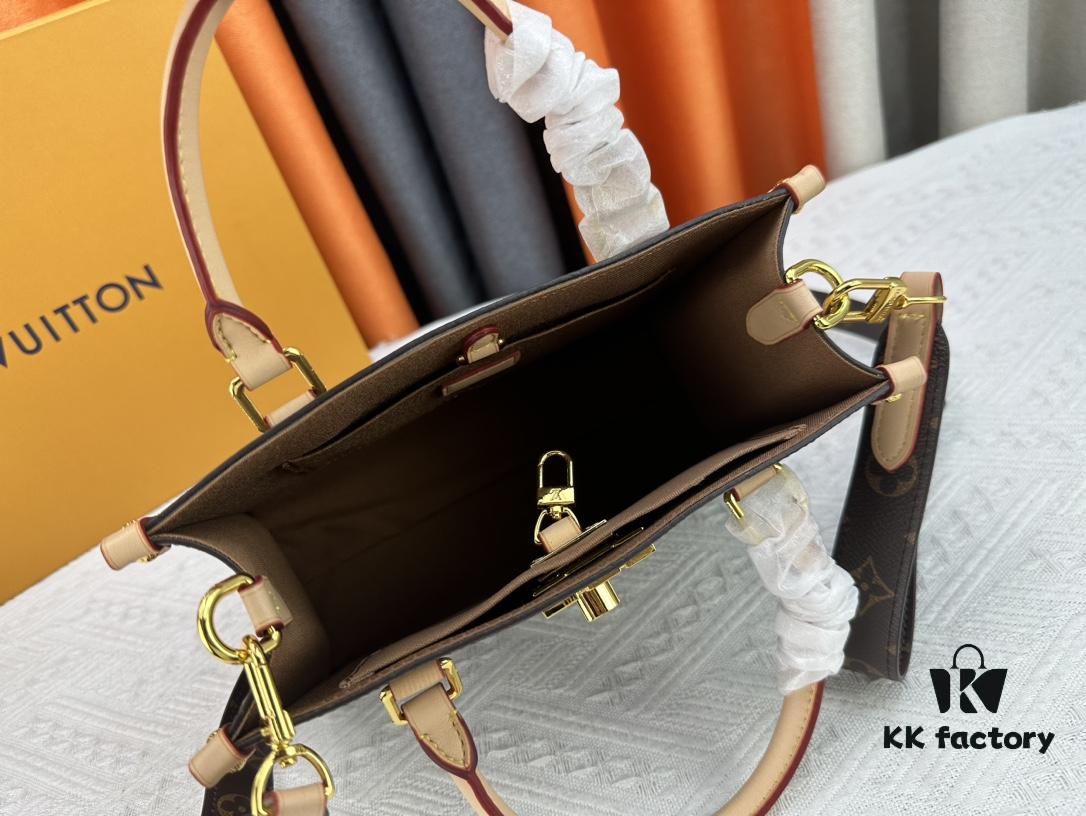 693071f86e68136f4d9a5c4e M22311 Black M23637 Beige Top-Quality Original Order Lock & Go Handbag