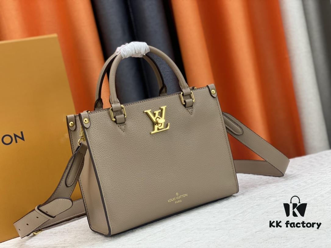 693071f96e68136f4d9a5c51 M22311 Black M23637 Beige Top-Quality Original Order This Lock & Go Handbag Expresses Contemporary Style Through Fashion-Forward Design and Refined Details
