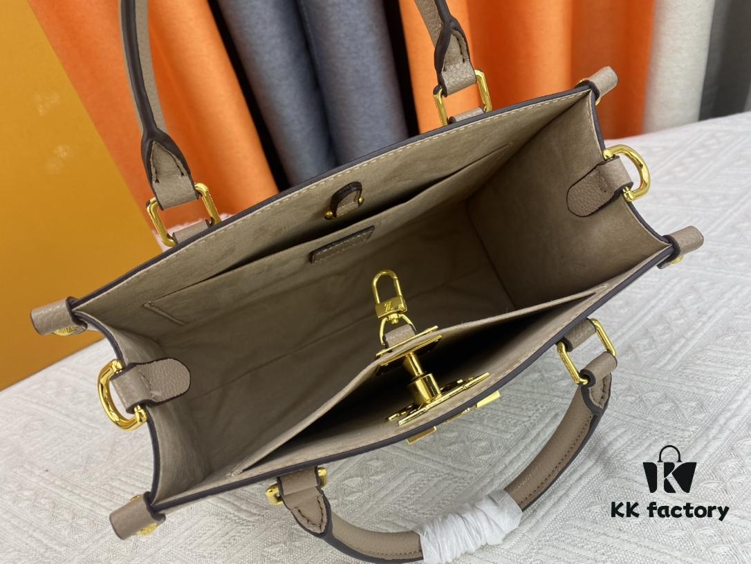 693071fb6e68136f4d9a5c55 M22311 Black M23637 Beige Top-Quality Original Order This Lock & Go Handbag Expresses Contemporary Style Through Fashion-Forward Design and Refined Details