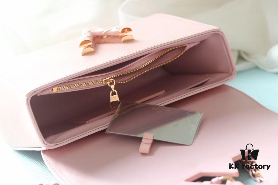 693072096e68136f4d9a5c79 LV Twist Medium Handbag in Epi Grained Leather - Premium Quality
