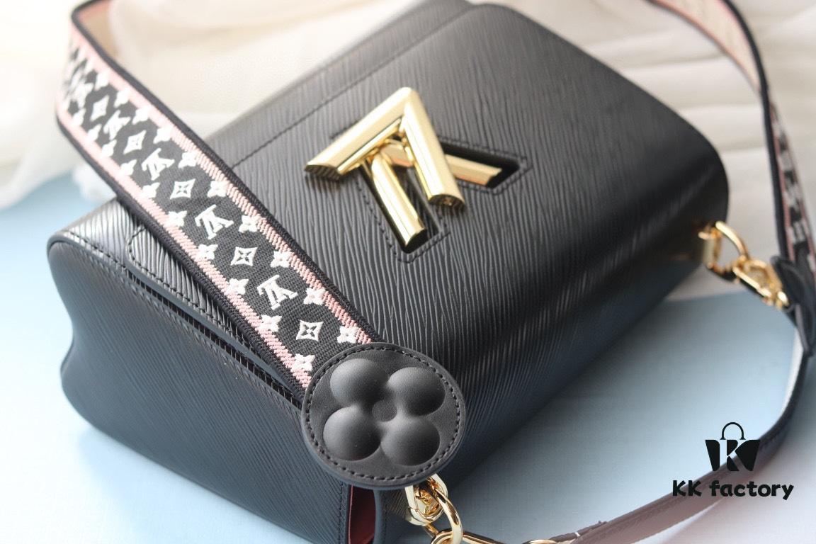Top Quality Original Style 💪 Model No.: 50352/57049/57063/57050/50280/50282/50271 💪 Welcome to Compare with Others [Rose][Rose] Latest LV Twist Medium Handbag Crafted from Epi Leather