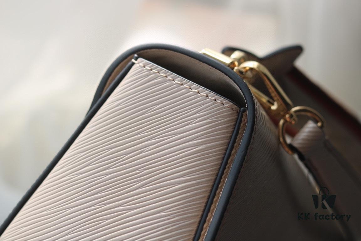693072106e68136f4d9a5c8c Top Quality Original Style: LV Latest Twist Medium Handbag in Epi Leather with Embroidered Strap
