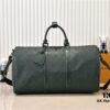 6930721d6e68136f4d9a5ca8 Guangzhou Batch Upgraded Original Version Model 24440 Green Embossed 41416 Keepall Bandoulière Travel Bag