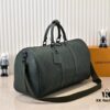 6930721d6e68136f4d9a5ca9 Guangzhou Batch Upgraded Original Version Model 24440 Green Embossed 41416 Keepall Bandoulière Travel Bag