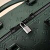 693072206e68136f4d9a5caf Guangzhou Batch Upgraded Original Version Model 24440 Green Embossed 41416 Keepall Bandoulière Travel Bag