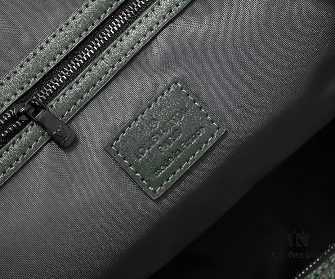 693072206e68136f4d9a5cb1 Guangzhou Batch Upgraded Original Version Model 24440 Green Embossed 41416 Keepall Bandoulière Travel Bag