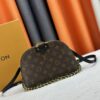 M12996 LV Half-Moon Dual-Zip Handbag