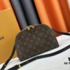 M12996 LV Half-Moon Dual-Zip Handbag