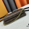 M12996 LV Half-Moon Dual-Zip Handbag