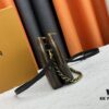 M12996 LV Half-Moon Dual-Zip Handbag