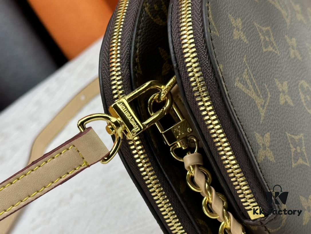 6930726d6e68136f4d9a5d4f M12996 LV Crescent Double-Zipper Handbag