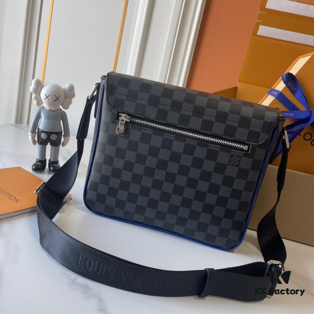 Upgraded Version 180 M00085 M46255 M42710 M11593 Latest Model Hega Blue Hardware DISTRICT Small Messenger Bag
