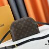 M12996 LV Crescent Double-Zip Handbag