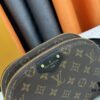 M12996 LV Crescent Double-Zip Handbag