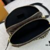 M12996 LV Crescent Double-Zip Handbag