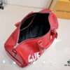 693072926e68136f4d9a5d98 Real-shot Genuine Two-layer Cowhide Supreme Keepall Travel Bag 45cm