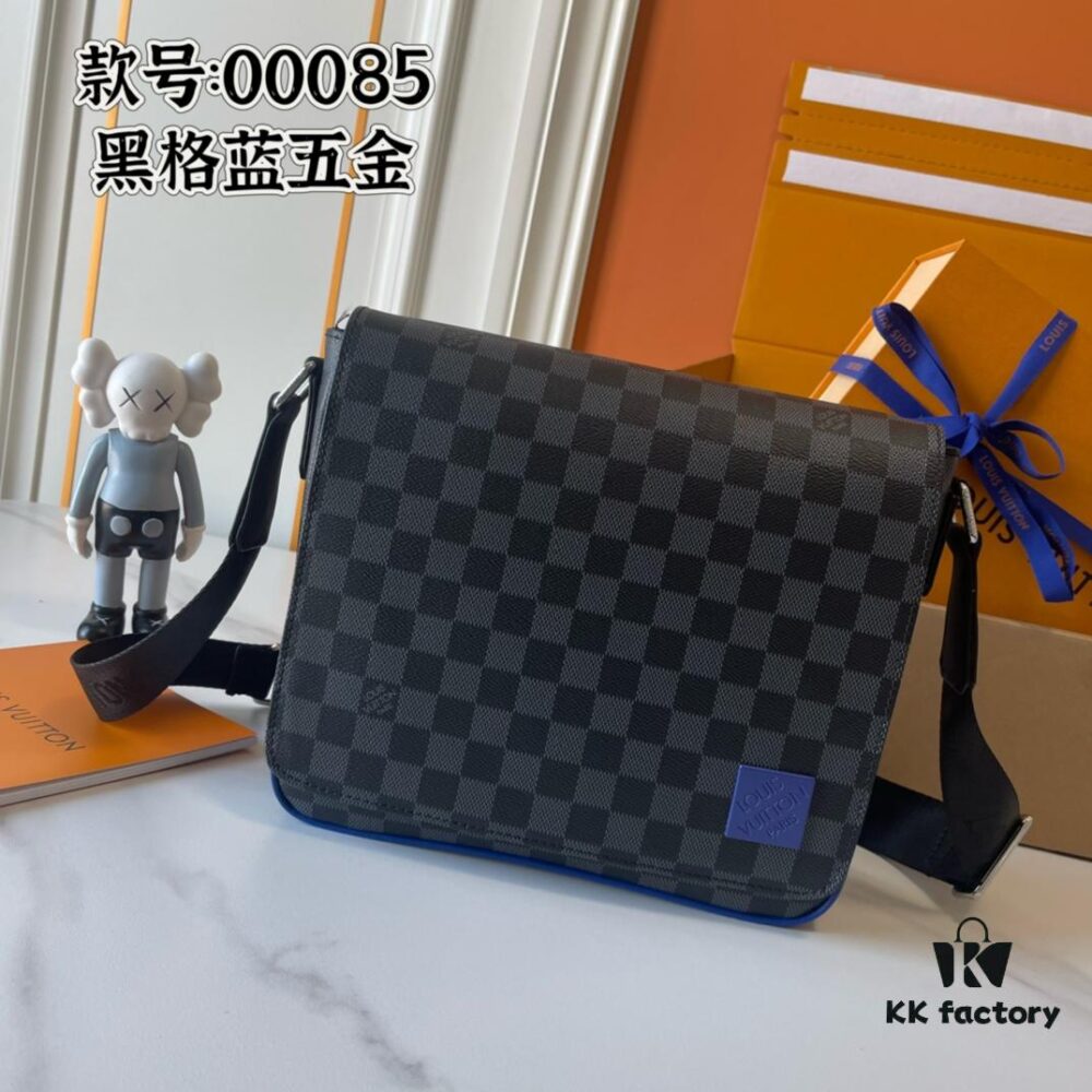 693072926e68136f4d9a5d99 Upgraded Version 180 M00085 M46255 M42710 M11593 Latest Model Hega Blue Hardware DISTRICT Small Messenger Bag