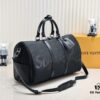 Supreme x Louis Vuitton Keepall 45cm Travel Bag in Epi Crocodile Grain Cowhide Leather