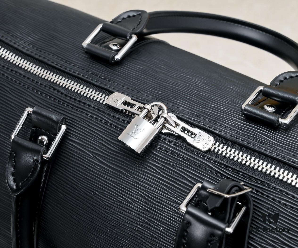 Supreme x Louis Vuitton Keepall 45cm Travel Bag in Epi Crocodile Grain Cowhide Leather